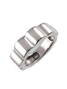 Chanel Profile Camellia Ring 18k WG White Gold 750